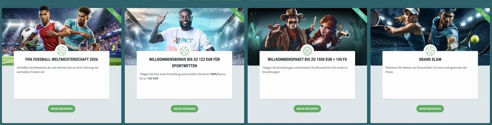 Aktuelle Aktion bei 22Bet